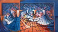 Muhammad Yousuf, 24 x 42 Inch, Acrylic on Canvas, Figurative Painting, AC-MYSF-039